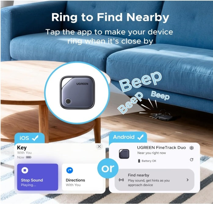 UGREEN SMART FINDER ( iOS ONLY ) 4 - items